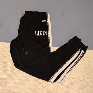 PINK black jogger sweatpants